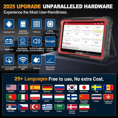 2025 LAUNCH X431 PRO Elite V+ OBD2 Scanner with ECU Coding, Bi-Directional Control & Key Programming.