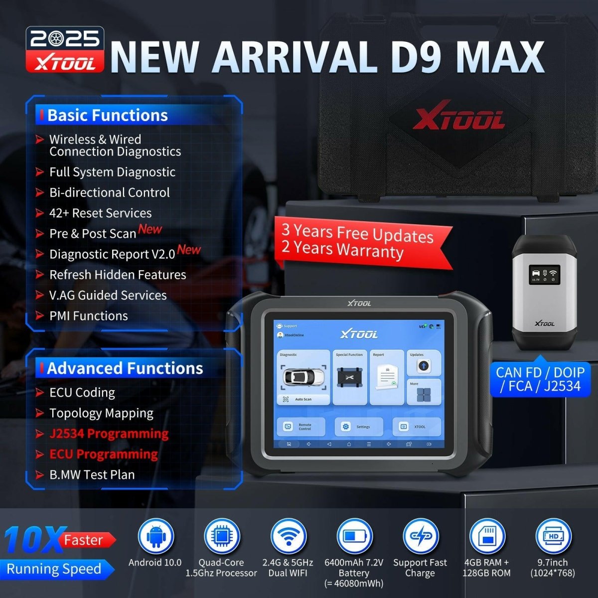 XTOOL D9 MAX (Certified Refurbished) | US Only| Last One.