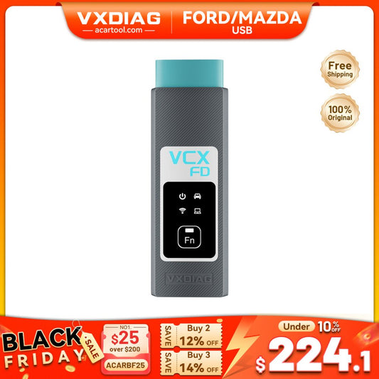 2025 VXDIAG VCX FD 2 - in - 1 Diagnostic Tool for GM & Ford/Mazda – WiFi, DoIP, CAN FD Support - Vehicle - specific diagnostic tool