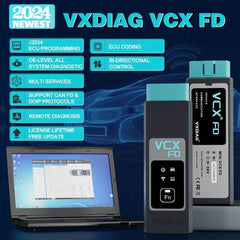 2025 VXDIAG VCX FD 2-in-1 Diagnostic Tool for GM & Ford/Mazda – WiFi, DoIP, CAN FD Support.