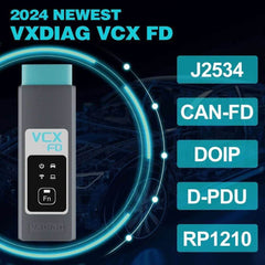 2025 VXDIAG VCX FD 2-in-1 Diagnostic Tool for GM & Ford/Mazda – WiFi, DoIP, CAN FD Support.