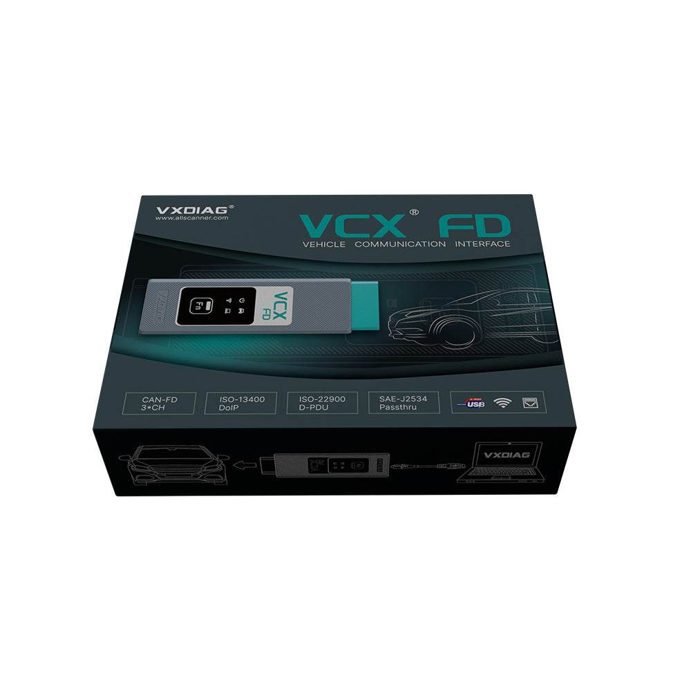 2025 VXDIAG VCX FD OBD2 Diagnostic Tool for Ford & Mazda | CAN FD, DoIP, J2534 Support.