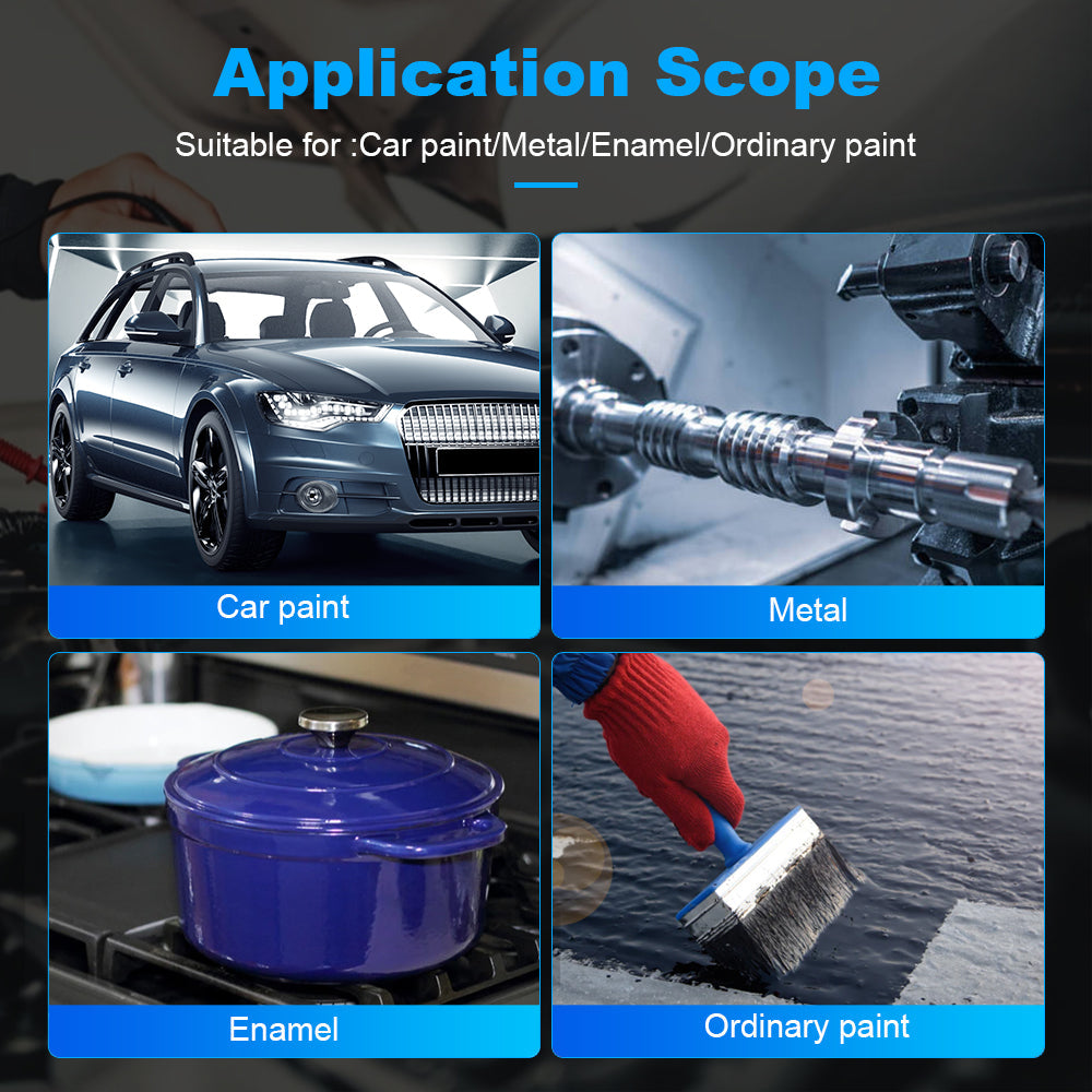 VDIAGTOOL VC200 Digital Paint Thickness Gauge | Car Body Coating Tester with Backlight, Fe/NFe Probe & Rechargeable Battery - ACARTOOL