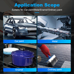 VDIAGTOOL VC200 Digital Paint Thickness Gauge | Car Body Coating Tester with Backlight, Fe/NFe Probe & Rechargeable Battery - ACARTOOL