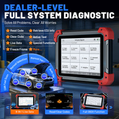 XTOOL D7BT Bluetooth Diagnostic Scanner – Bi-Directional Automotive Diagnostic Tool with ECU Coding & Key Programming