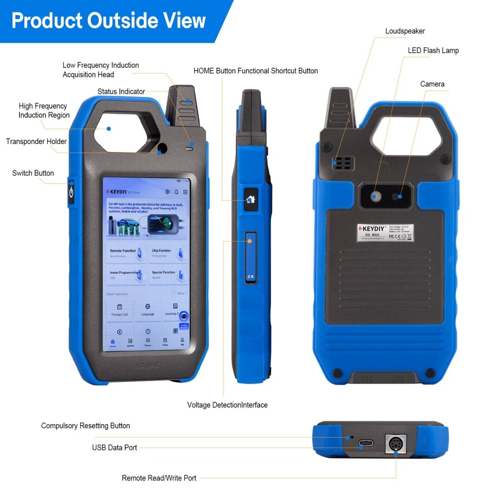 KD-Max Key Programming Tool View