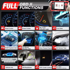 LAUNCH CRP123 V2.0 Elite OBD2 Scanner – 4 Systems Diagnostic Tool with Oil/Throttle/SAS Reset, Live Data & Lifetime Updates – 2025 New Version.