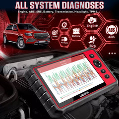 LAUNCH X431 CRP909E OBD2 Scanner – All System Diagnostic Tool with 28+ Reset Services & Live Data | WiFi Update | IMMO | Battery Test.