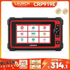 LAUNCH X431 CRP919E Elite 2025 OBD2 Scanner, Bidirectional Tool with ECU Coding, 35+ Services, CAN FD & DoIP, FCA AutoAuth, Full System Diagnosis - Automotive Diagnostic Tool