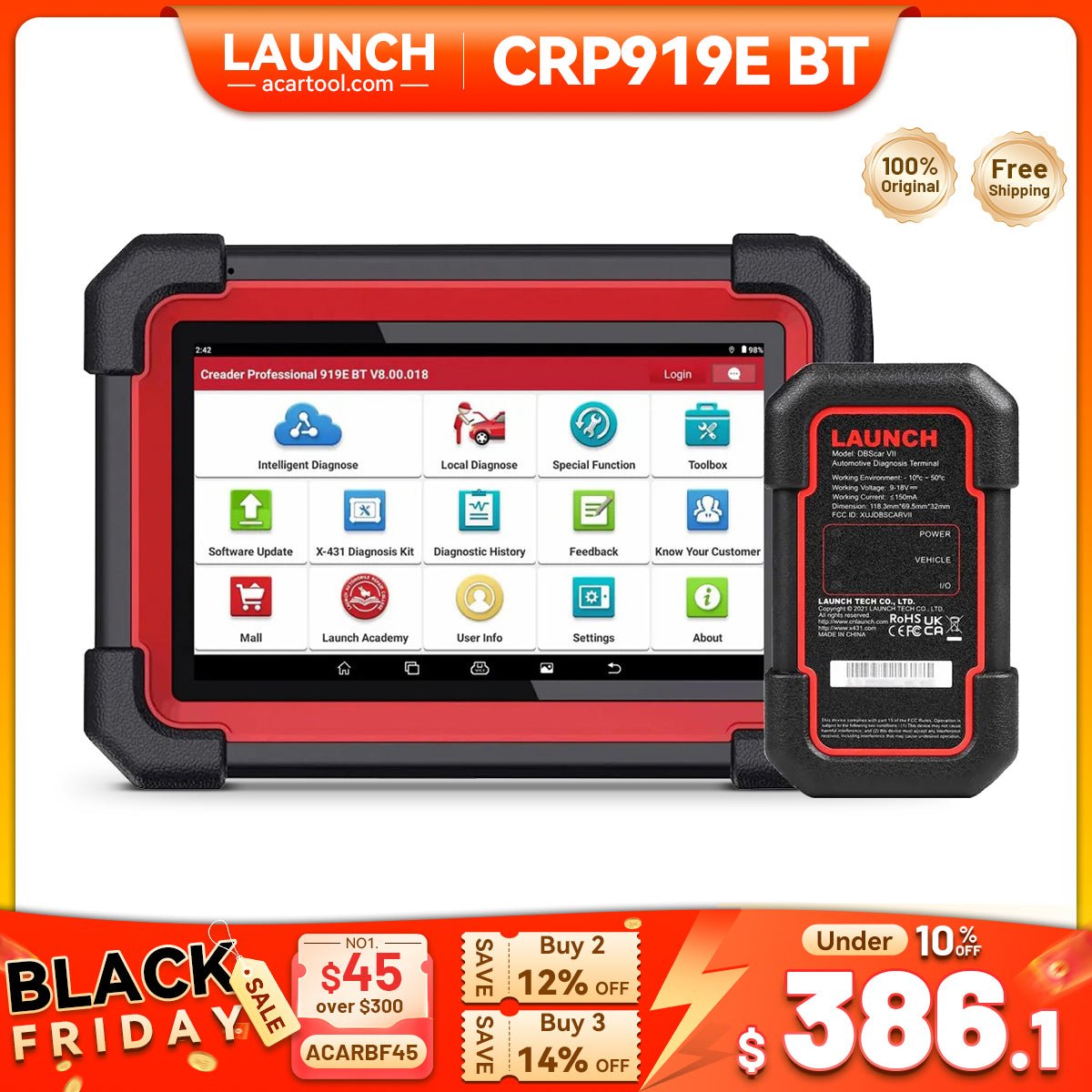 LAUNCH CRP919EBT black friday sale
