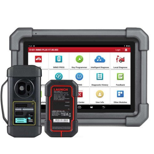 LAUNCH X431 IMMO PLUS + X-PROG3 Car Key Programmer | Full-System Scanner | ECU Coding | Bi-Directional | CAN FD & DoIP.