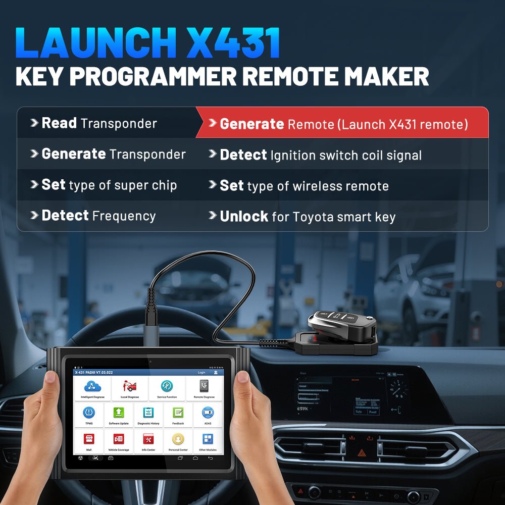 Launch X431 Key Programmer Remote Maker