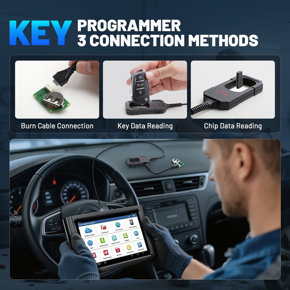 Launch Key Programmer connection methods