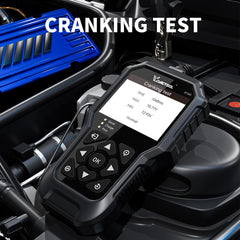 VDIAGTOOL BT300 6V/12V Battery Tester โ Load, Cranking, Charging System Analyzer for Cars, Trucks, Motorcycles, Boats & More | 5-3000 CCA Support - ACARTOOL