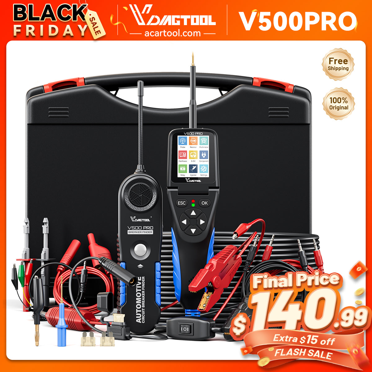 VDIAGTOOL V500 Pro Automotive Circuit Tester Black Friday Deal