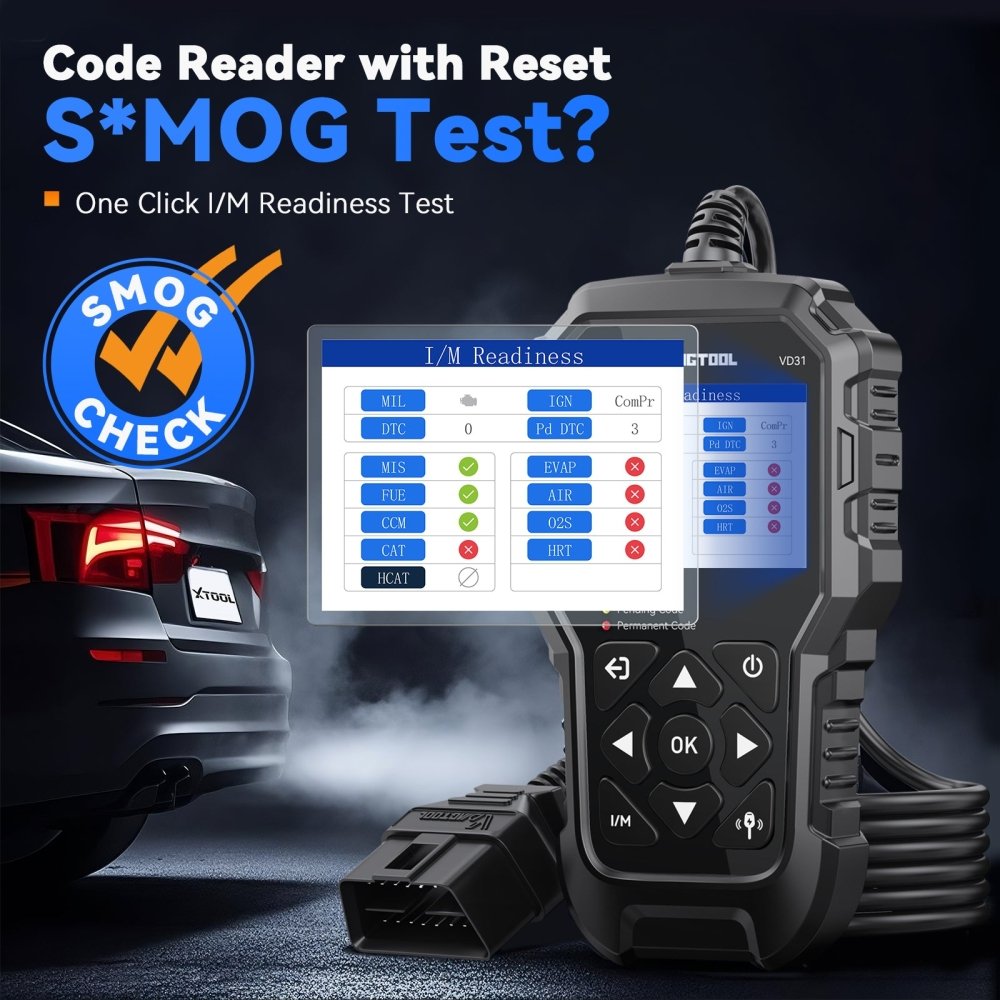 VDIAGTOOL VD31 Car Code Reader with Quick Smog Check