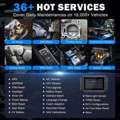 VDIAGTOOL VD70 Bi - Directional Scanner â ECU Coding, 36+ Reset Services, CAN FD & DoIP, Full System Diagnostics, 3 Years Free Updates - Car Diagnostic Tool