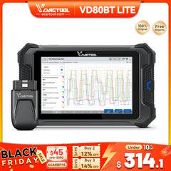 VDIAGTOOL VD80BT LITE – Bluetooth Bidirectional Car Diagnostic Scanner with ECU Programming, Full System Scan, 2 - Year Free Updates - Auto Diagnostic Tool