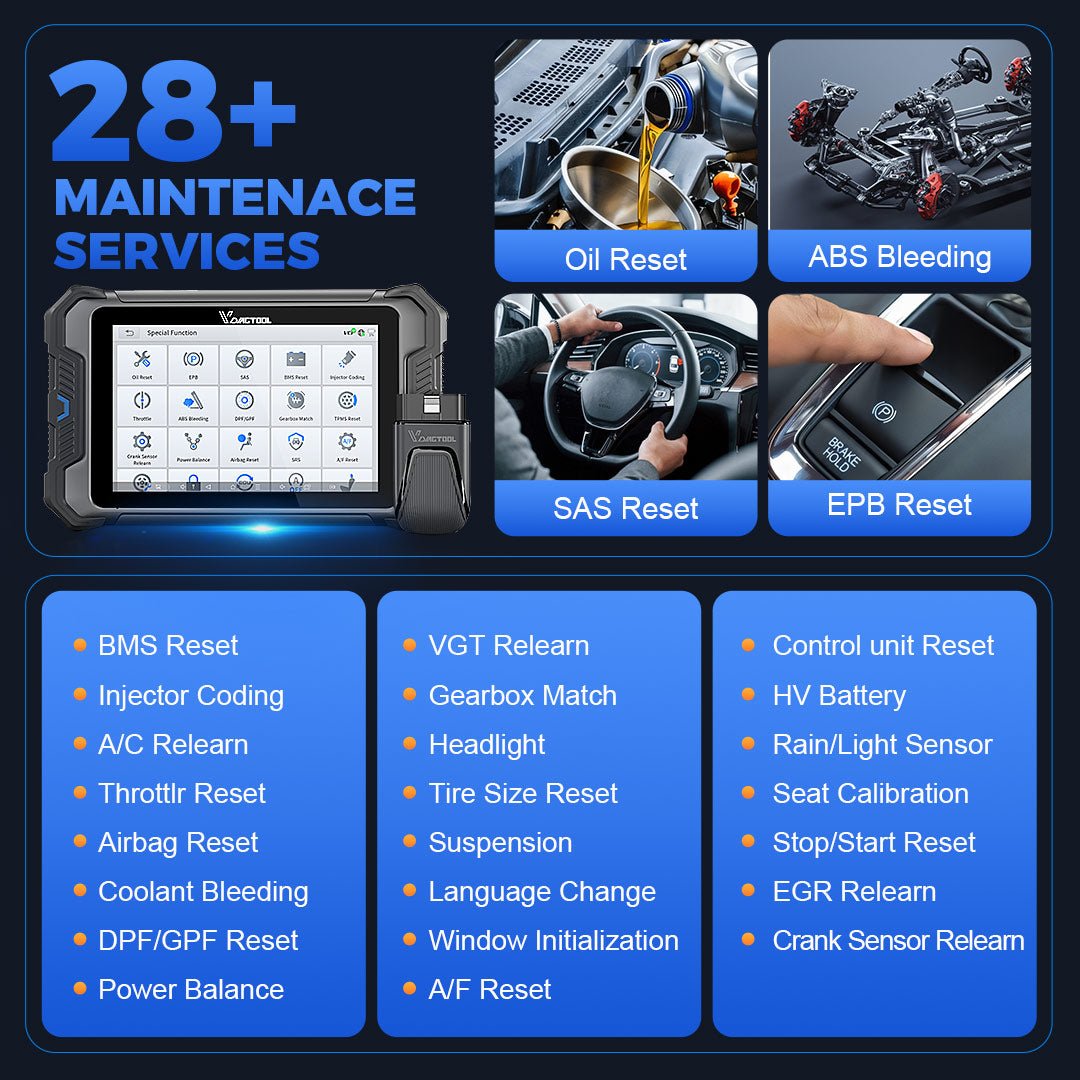 VDIAGTOOL VD80BT LITE – Bluetooth Bidirectional Car Diagnostic Scanner with ECU Programming, Full System Scan, 3-Year Free Updates - ACARTOOL