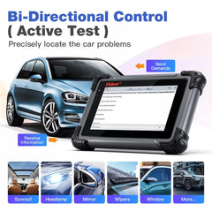 Vident iSmart800Pro Bi-Directional Full System OBD2 Scanner | 40+ Services | Key Programming | CAN FD & DoIP Support.