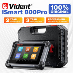 Vident iSmart800Pro Bi-Directional Full System OBD2 Scanner | 40+ Services | Key Programming | CAN FD & DoIP Support.