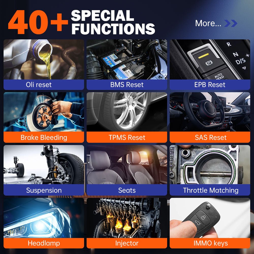 VIDENT iSmart800Pro BT Bluetooth OBD2 Scanner – 40+ Reset Functions, IMMO Key Programming, Bi-Directional Control, CAN FD & DoIP Support.