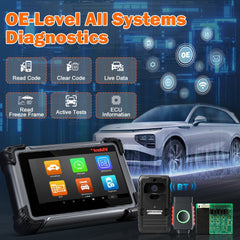 VIDENT iSmart800Pro IM – Key Programmer & Full-System Diagnostic Scanner with 40+ Special Functions, ECU Coding, IMMO, Bi-Directional Control.