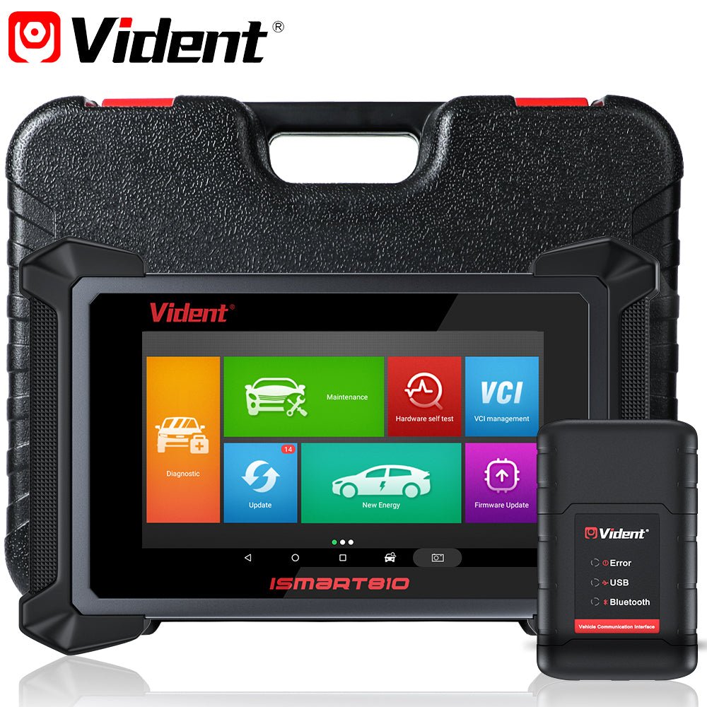 VIDENT iSmart810 OBD2 Diagnostic Tool with ECU Coding, Key Programming, 40+ Resets & Bi-Directional Control – 2025 Newest Automotive Scanner.