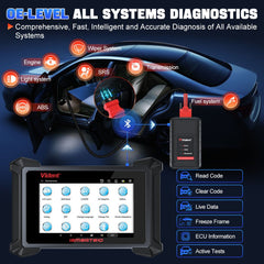 VIDENT iSmart810 OBD2 Diagnostic Tool with ECU Coding, Key Programming, 40+ Resets & Bi-Directional Control – 2025 Newest Automotive Scanner.