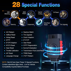 VIDENT iSmartDiag510 Pro OBD2 Scanner – Full System Diagnostics, 28+ Resets, Bluetooth, CAN FD & DoIP, Lifetime Free Updates - OBD2 Scanner