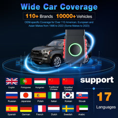 VIDENT iSmartDiag510 Pro OBD2 Scanner – Full System Diagnostics, 28+ Resets, Bluetooth, CAN FD & DoIP, Lifetime Free Updates - OBD2 Scanner