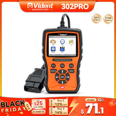 Vident V302 PRO Bi - Directional Full System Diagnostic Scanner for BMW – OBD2 Tool with Service Reset, Active Tests, and Lifetime Free Updates - OBD2 Code Reader