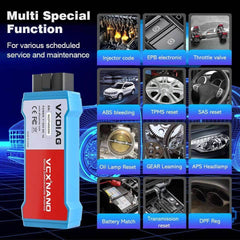 VXDIAG VCX NANO for Ford & Mazda (USB Version) – J2534 OBD2 Diagnostic & Programming Tool.