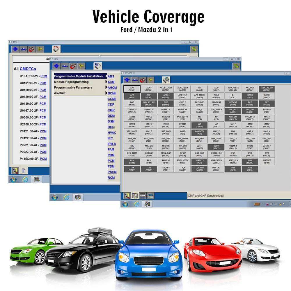 VXDIAG VCX NANO for Ford & Mazda (USB Version) – J2534 OBD2 Diagnostic & Programming Tool.