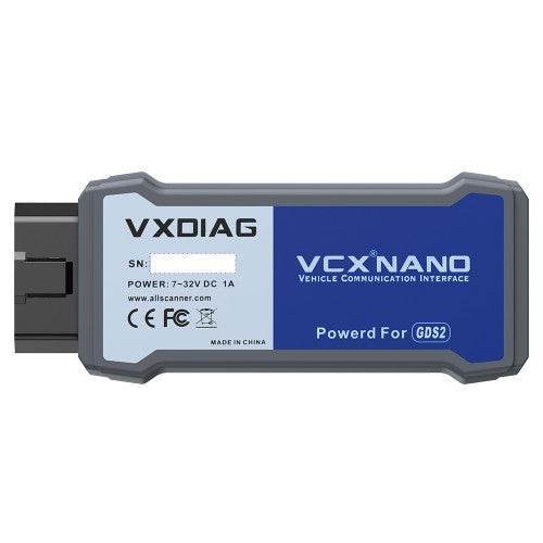 VXDIAG VCX NANO for GM (USB Version) – J2534 ECU Programming & OE Diagnostics (2000–2025).