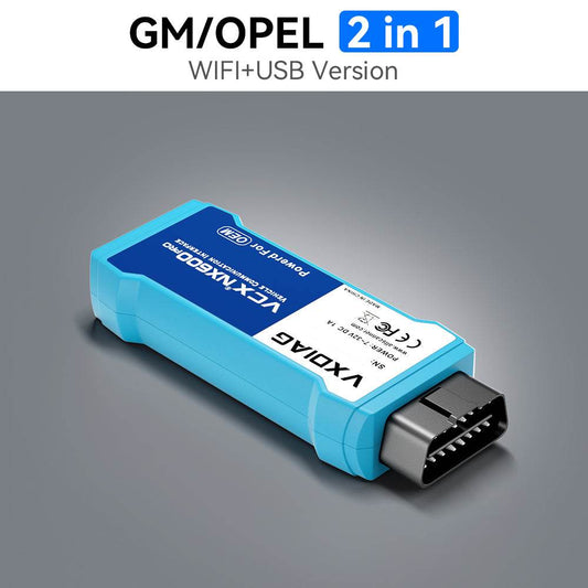 VXDIAG VCX NANO for GM – WiFi & USB | 2000–2025 All-System OBD2 Diagnostic & Programming Tool.