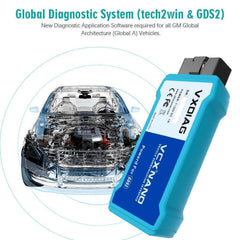 VXDIAG VCX NANO for GM – WiFi & USB | 2000–2025 All-System OBD2 Diagnostic & Programming Tool.