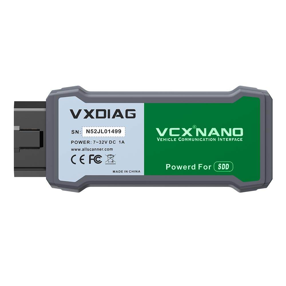 VXDIAG VCX NANO for Jaguar & Land Rover (2007–2016) – SDD Diagnostic Tool, USB Version.