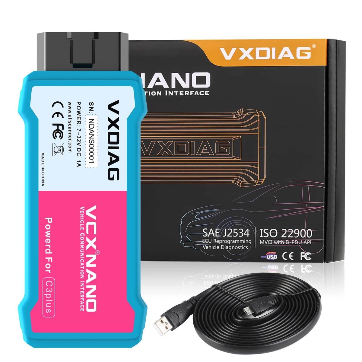 VXDIAG VCX NANO for Nissan & Infiniti (2006–2025) – USB & WiFi | Lifetime Authorization.