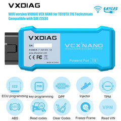 VXDIAG VCX NANO for Toyota & Lexus 2000–2025 – Full System Diagnostic Tool with WIFI & USB, Lifetime License.