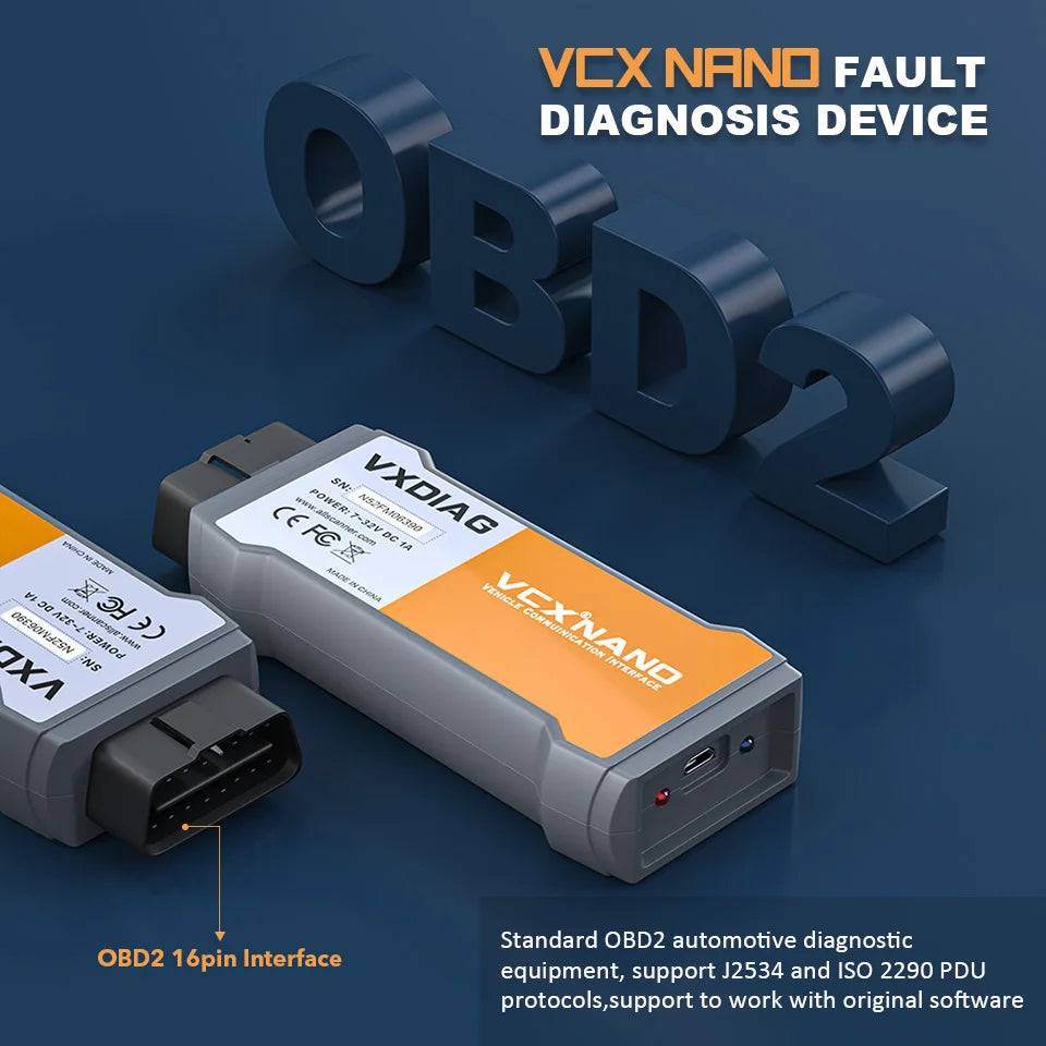 VXDIAG VCX NANO for Volvo 2014D | Full VIDA Support, Coding & Key Programming Tool (USB).