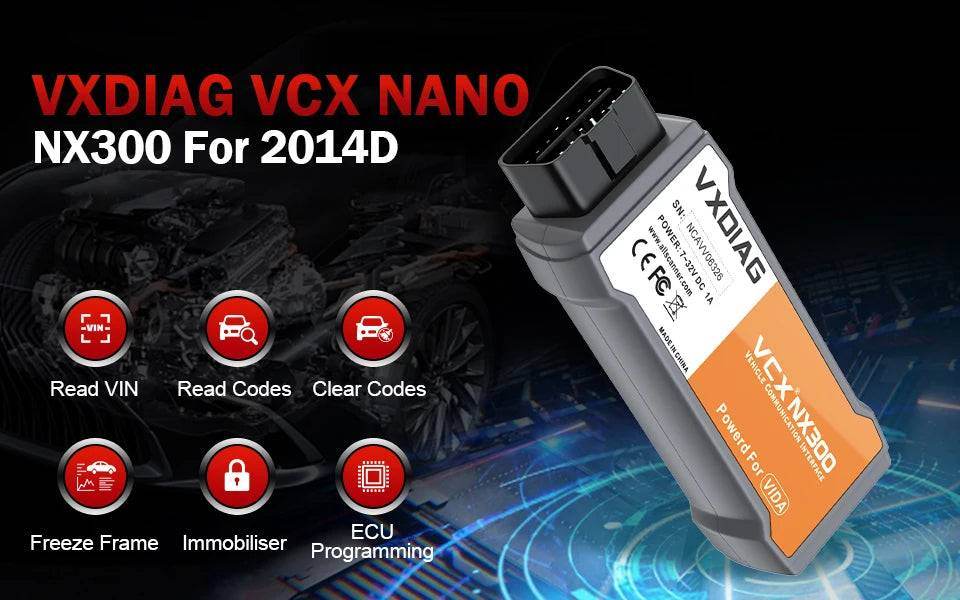 VXDIAG VCX NANO for Volvo 2014D | Full VIDA Support, Coding & Key Programming Tool (USB).