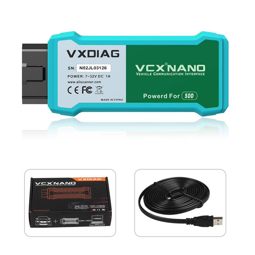 VXDIAG VCX NANO JLR (WiFi) – Full System Diagnostic Tool for Jaguar & Land Rover 2007–2016.