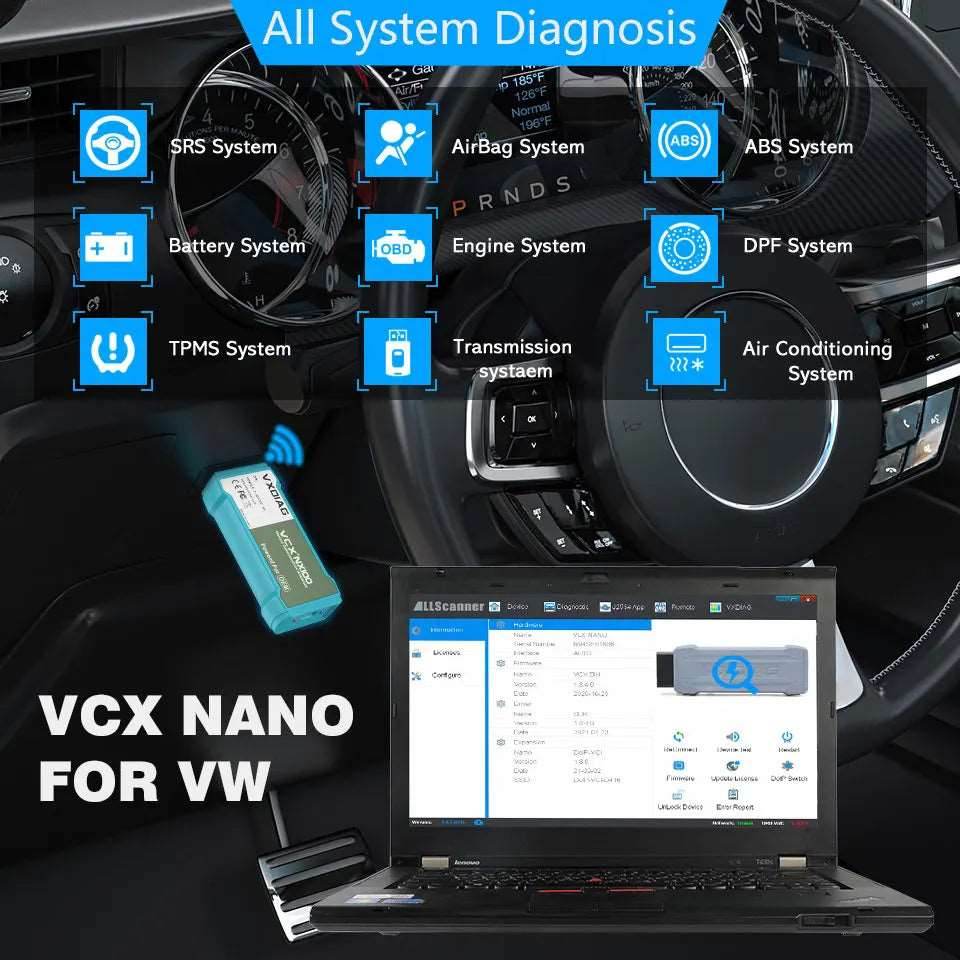 WIFI Version VXDIAG VCX NANO for VW - VXDIAG Official Website