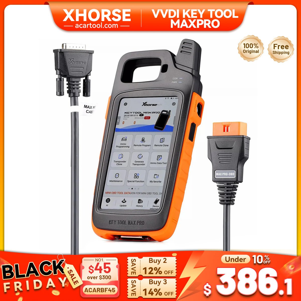 Xhorse VVDI Key Tool Max Pro black friday sale