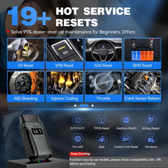 XTOOL A30D OBD2 Code Reader– Full System Diagnostics, Bi - Directional Controls, 19+ Reset Functions, FCA & CAN FD Support, Lifetime Free Updates, Bluetooth for Android & iOS - OBD2 Code Reader