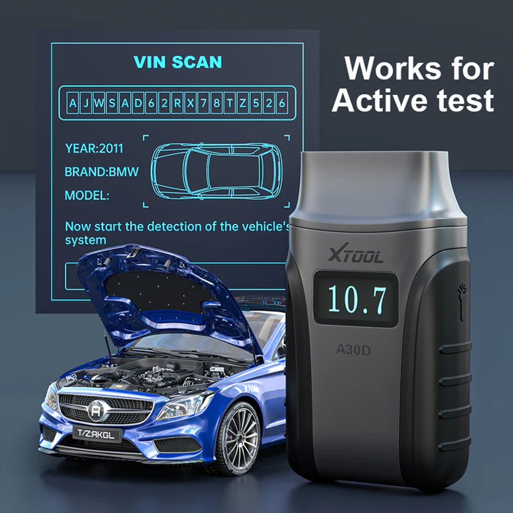 XTOOL A30D BT Connection OBD2 Scanner works for active test