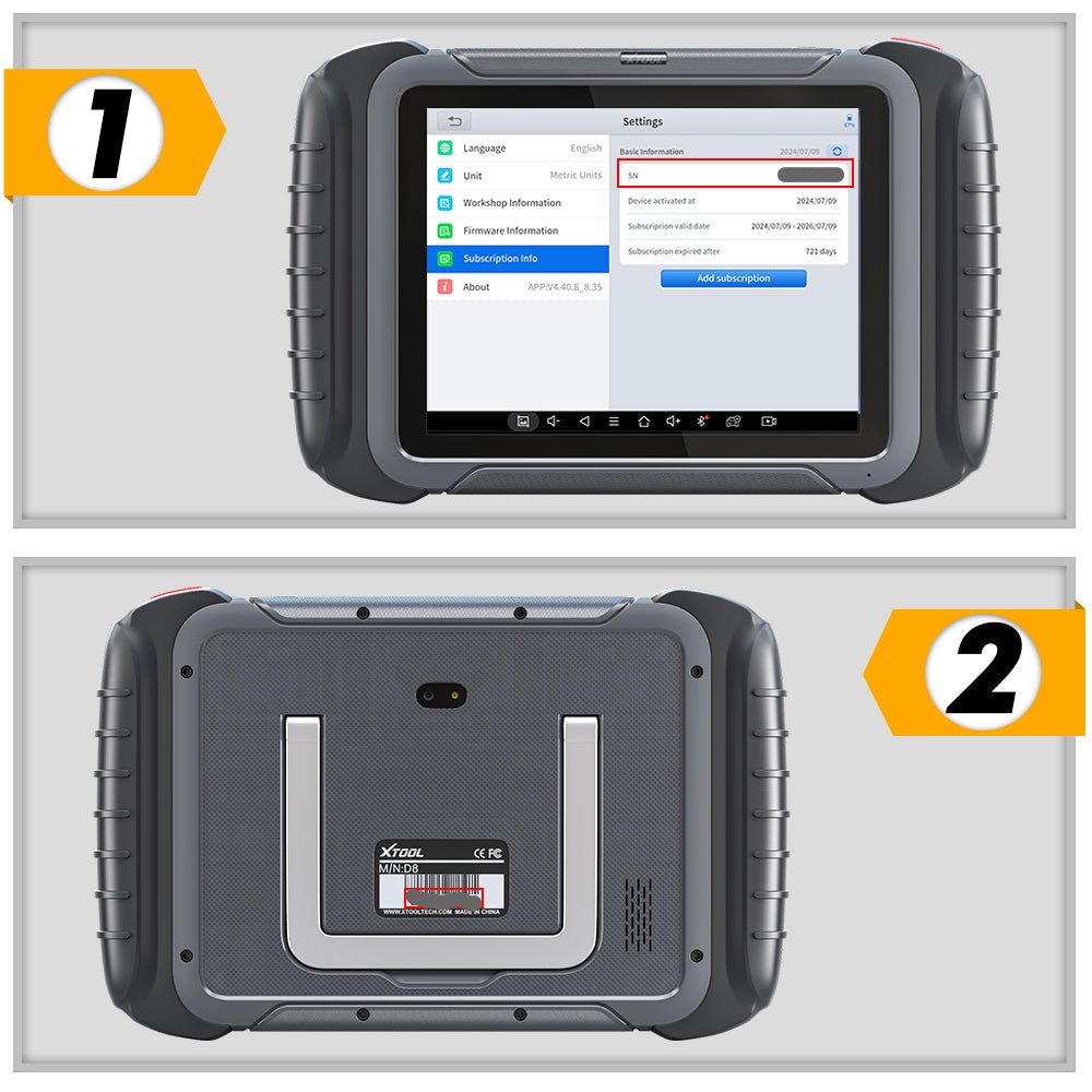 XTOOL Custom Bluetooth Adapter (VCI) for D9 Series /IP919 Series /A80PRO/X100MAX - Cable&Adapter