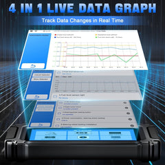 Xtool D5 4 in 1 live data graph