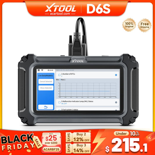 Xtool D6s Obd2 Scanner Black Friday Sale